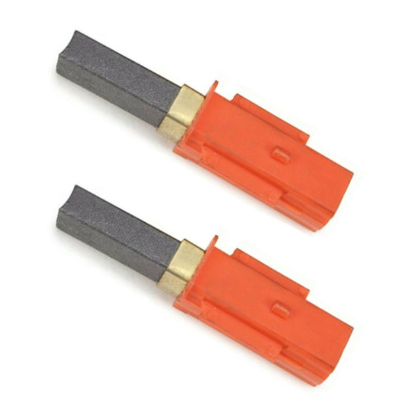 Pair of Ametek Carbon Motor Brushes with Orange Winged Holder 833392-67 (Pair of 33392-17)
