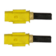 Pair of Ametek Carbon Motor Brushes with Yellow Holder, 833392-59 Hi-Efficiency (Pair of 33392-9 Hi-Efficiency)