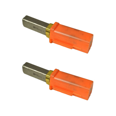 Pair of Ametek Carbon Motor Brushes with Orange Winged Holder, 833423-72 (Pair of 33423-22)