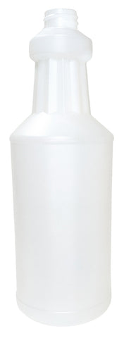 TPI Center Neck Decanter Quart Round Plastic Bottle, 32oz