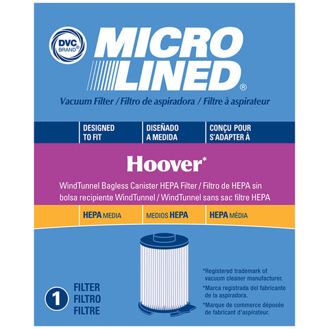 DVC HEPA Filter for Hoover WindTunnel Bagless Canister Vacuums