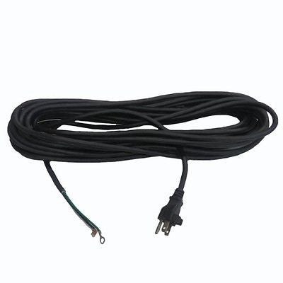 Replacement Power Cord 50' Black 18/3, Fits Select Royal, Carpetwins and Perfect Vacuum Cleaners
