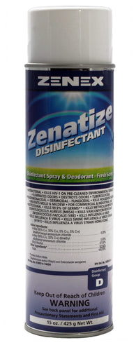 Zenex Zenatize Fresh Scent Disinfectant, 15oz Aerosol Can