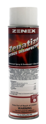Zenex Zenatize Citrus Disinfectant, 15oz Aerosol Can