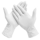 WGI Nitrile Disposable Glove, Box of 100, White