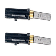 Pair of Ametek Carbon Motor Brushes with Black Winged Holder, 833326-51 (Pair of 33326-1)